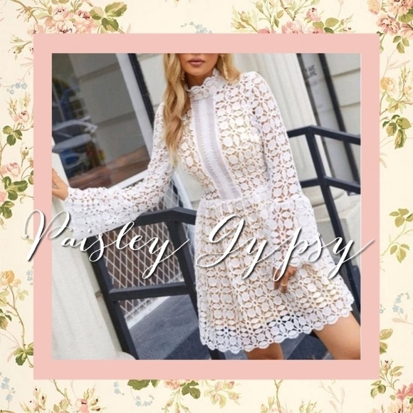 LACE ROMANTIC SPECIAL EVENT DRESS - Picture 1 of 13